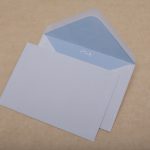 Plicuri cu deschidere latura lunga, C6 (114 x 162 mm) gumat, set 1000 buc