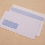 Plic cu fereastra DL (110 x 220 mm) siliconic, pachet 1000 buc