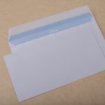 Plicuri cu deschidere latura lunga,  DL (110 x 220 mm) siliconic, reciclata, set 1000 buc