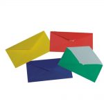 Plicuri colorate, DL rosu (110 x 220 mm)